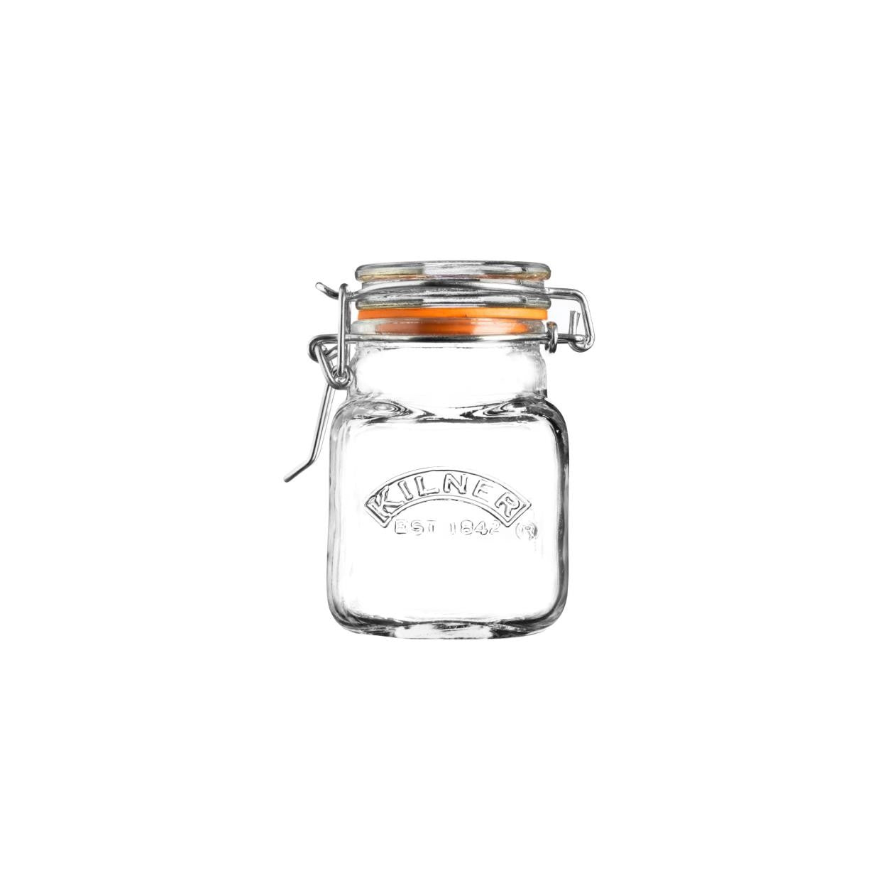Kilner Clip Top Square Spice Jar 2fl oz