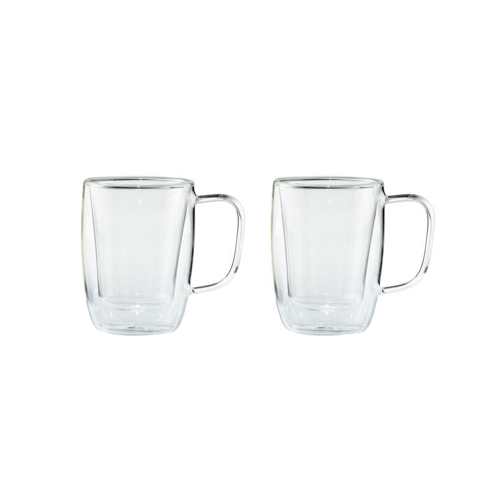 Henckels Cafe Roma 4-Pc Double-Wall Glassware Stemless White Wine
