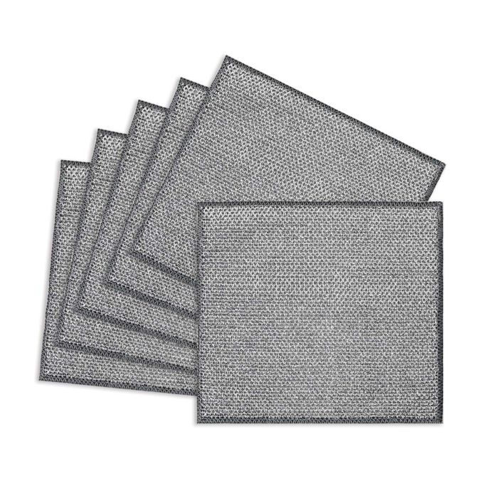 Non-Scratch Wire Cleaning Cloths. Set of 6