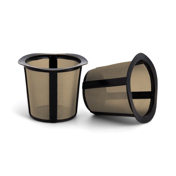 Fino Gold Mesh Coffee K-Cup Filters, Set of 2