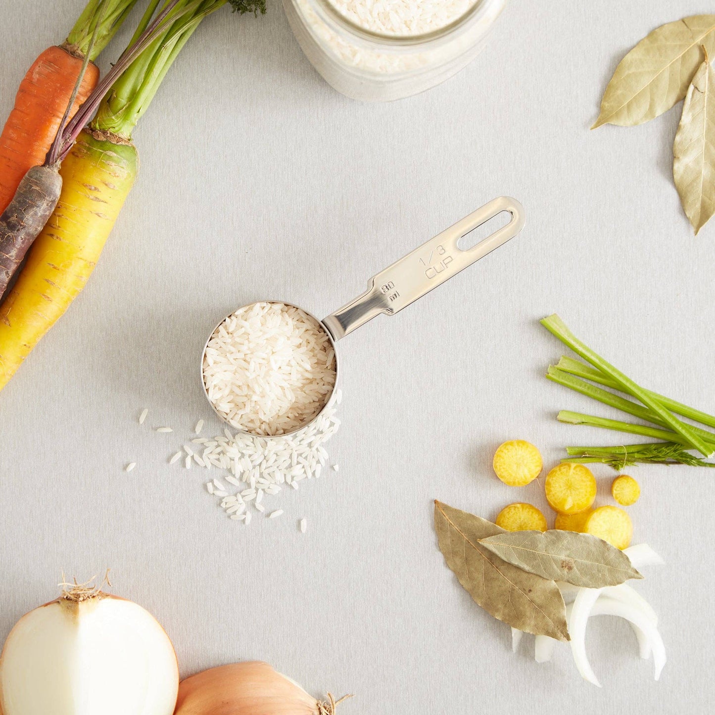 1/3 Cup Measure Cup- Stainless Steel