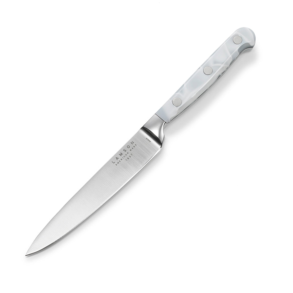 Lamson Fire Forged 5-Inch Steak Knife, Serrated Edge