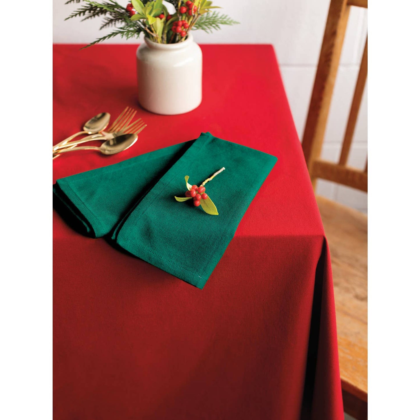 Spectrum Tablecloth Chili Red