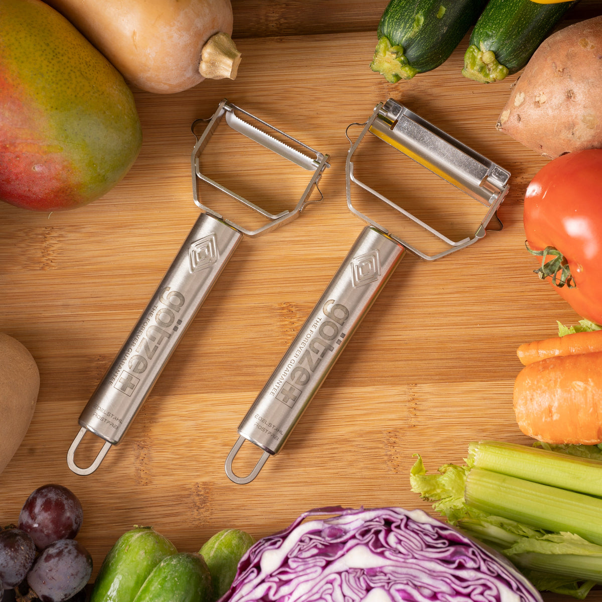 Stainless Steel Potato Peeler, Vegetable Julienne Peeler for Kitchen.