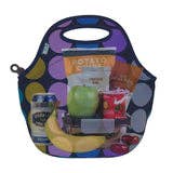 Gourmet Getaway Lunch Tote - Plum Dot