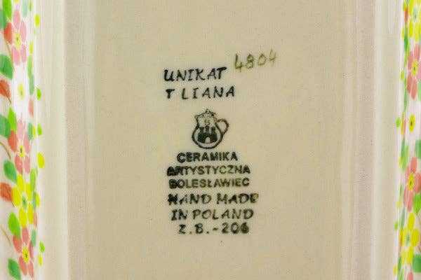 Platter 9" Peaceful Periwinkle Theme UNIKAT