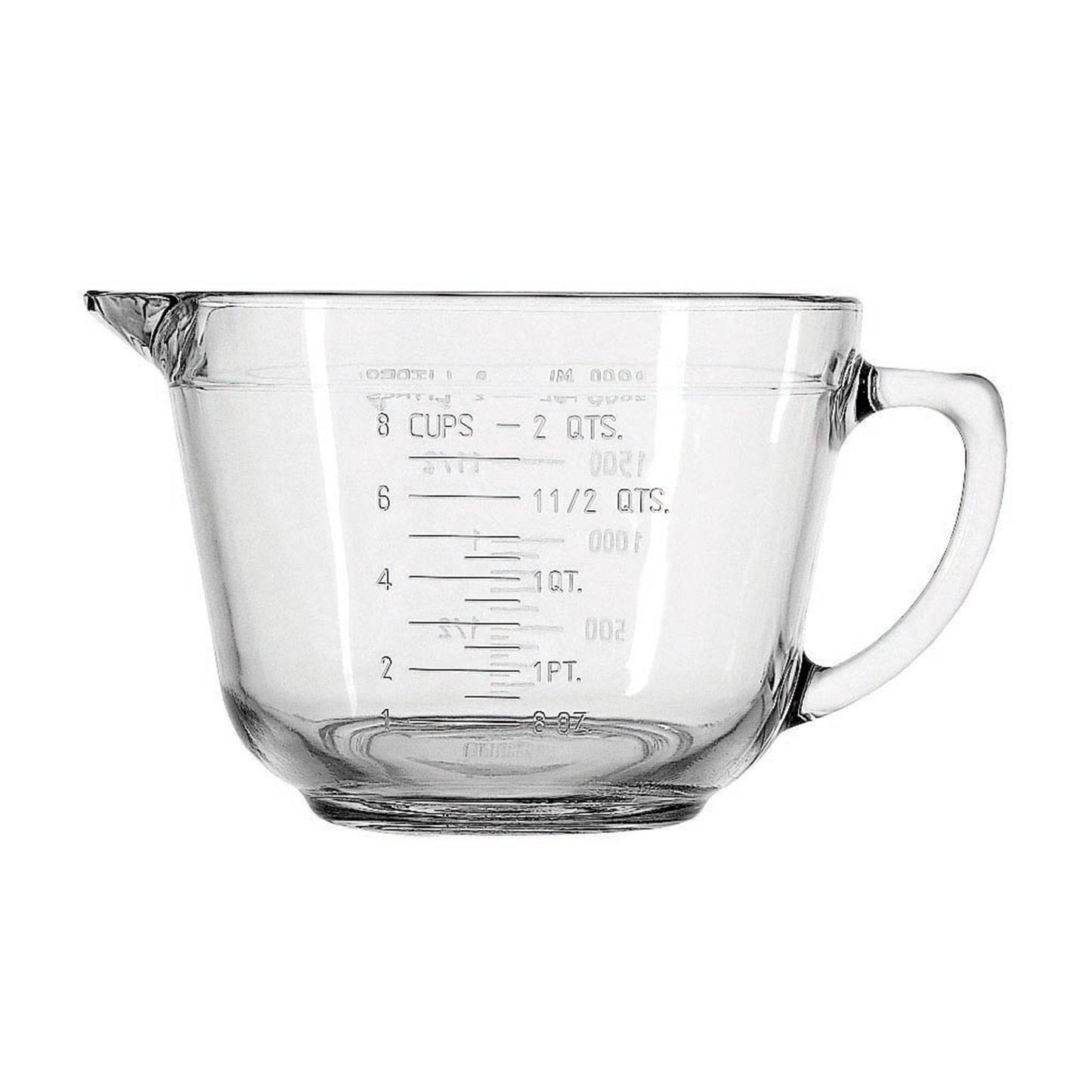 Glass Batter Bowl 2-Quart