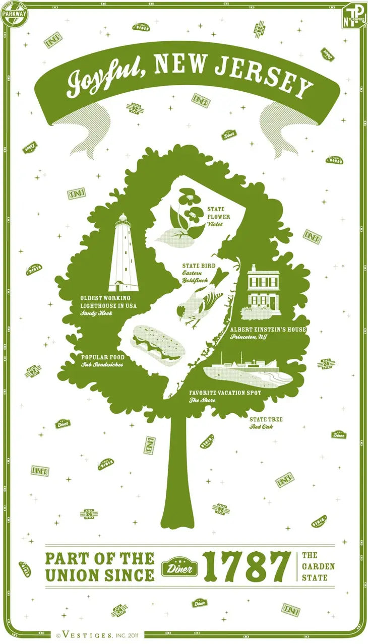 New Jersey Kitchen Towel