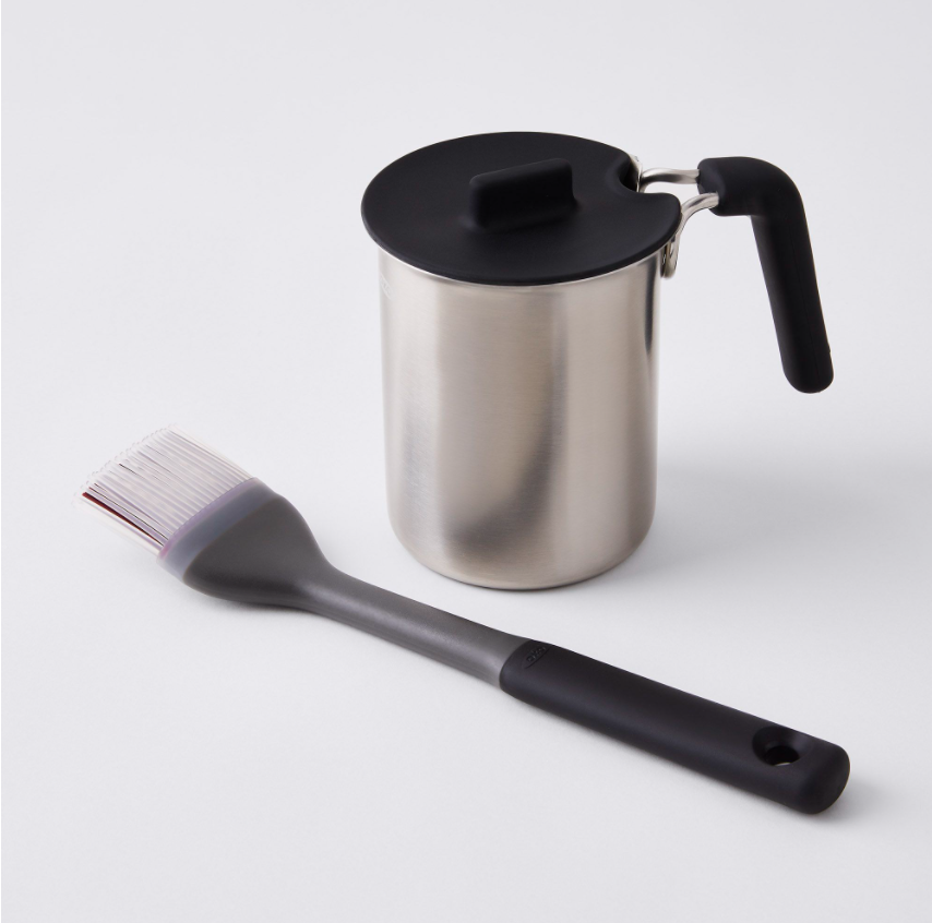 OXO Grilling Basting Pot & Brush Set
