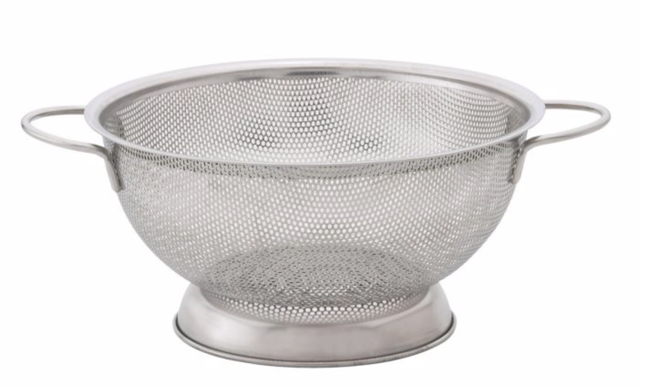 Kitchen Perforated Colander with Handles 10 in