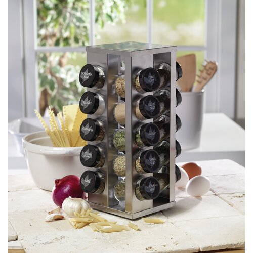 20 Jar Spice Rack Set