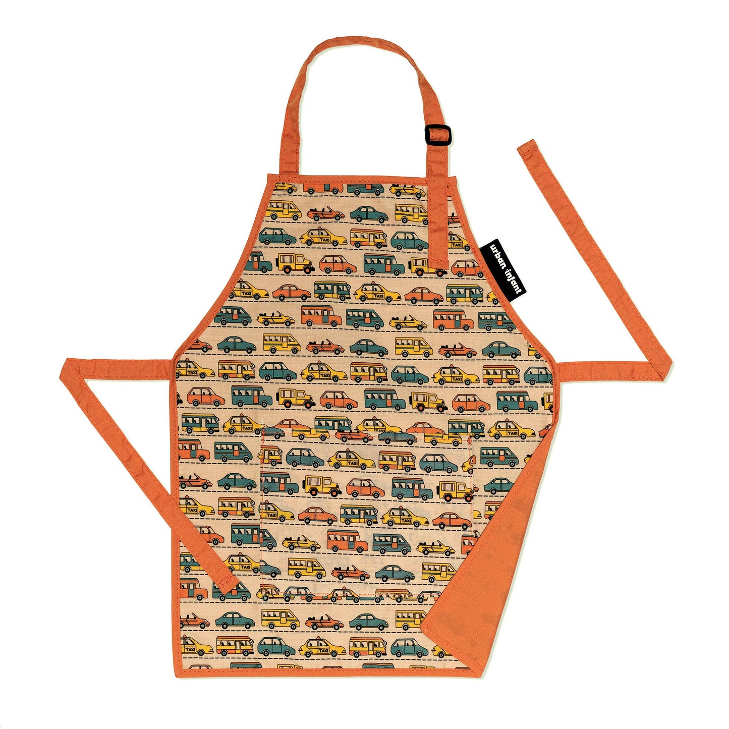 Little Helper Kids Apron, Washable Cotton/Poly - Traffic