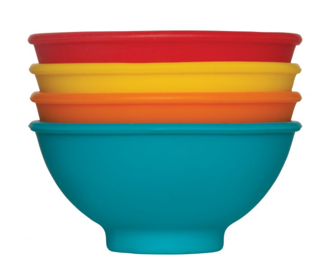 Mrs. Anderson's Baking Silicone Pinch and Prep Bowls, Set of 4