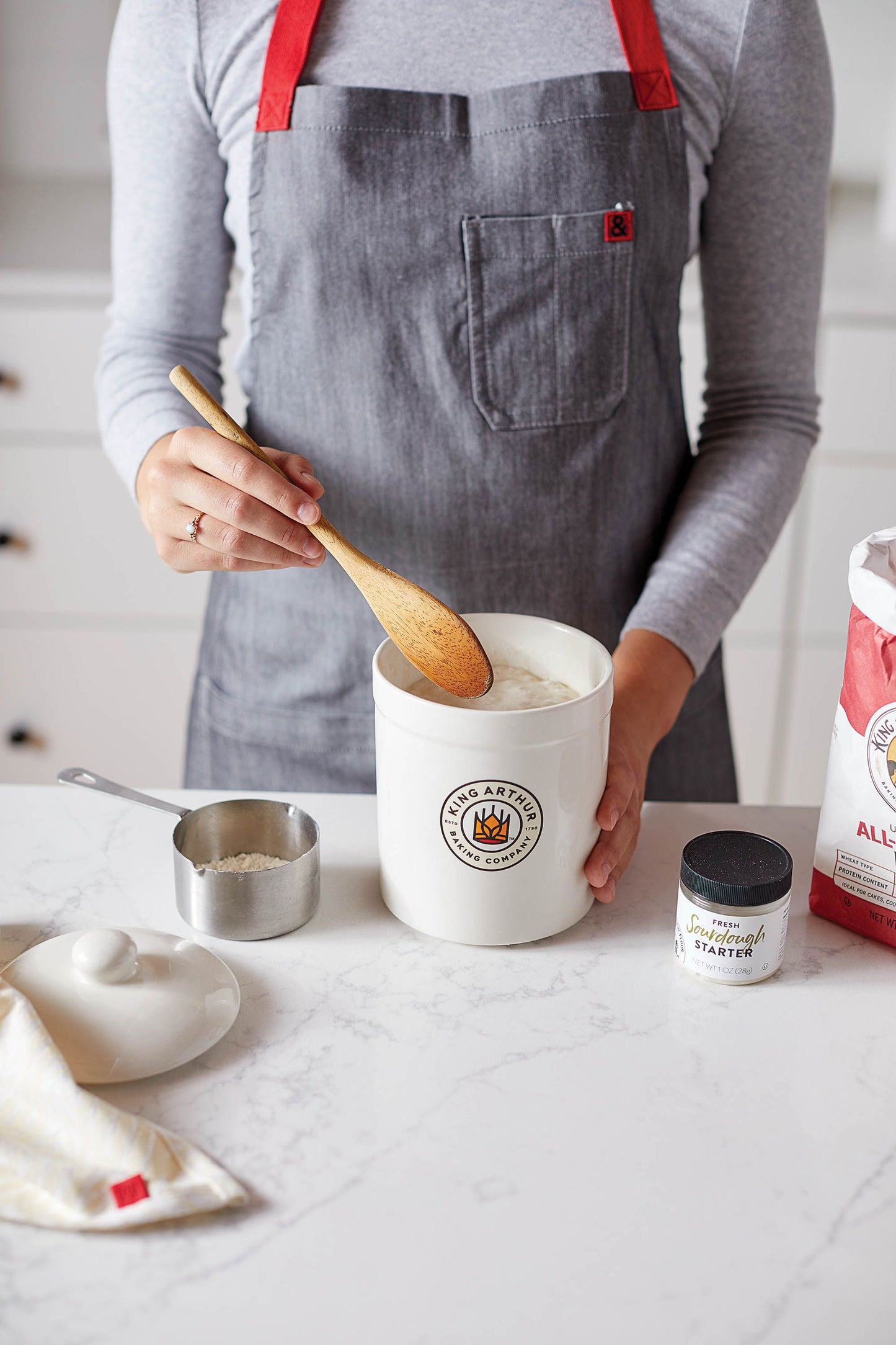 King Arthur Baking Company Classic Sourdough Storage Crock