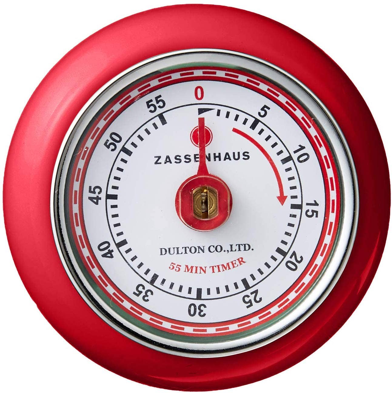 "Retro" Kitchen Timer, Red