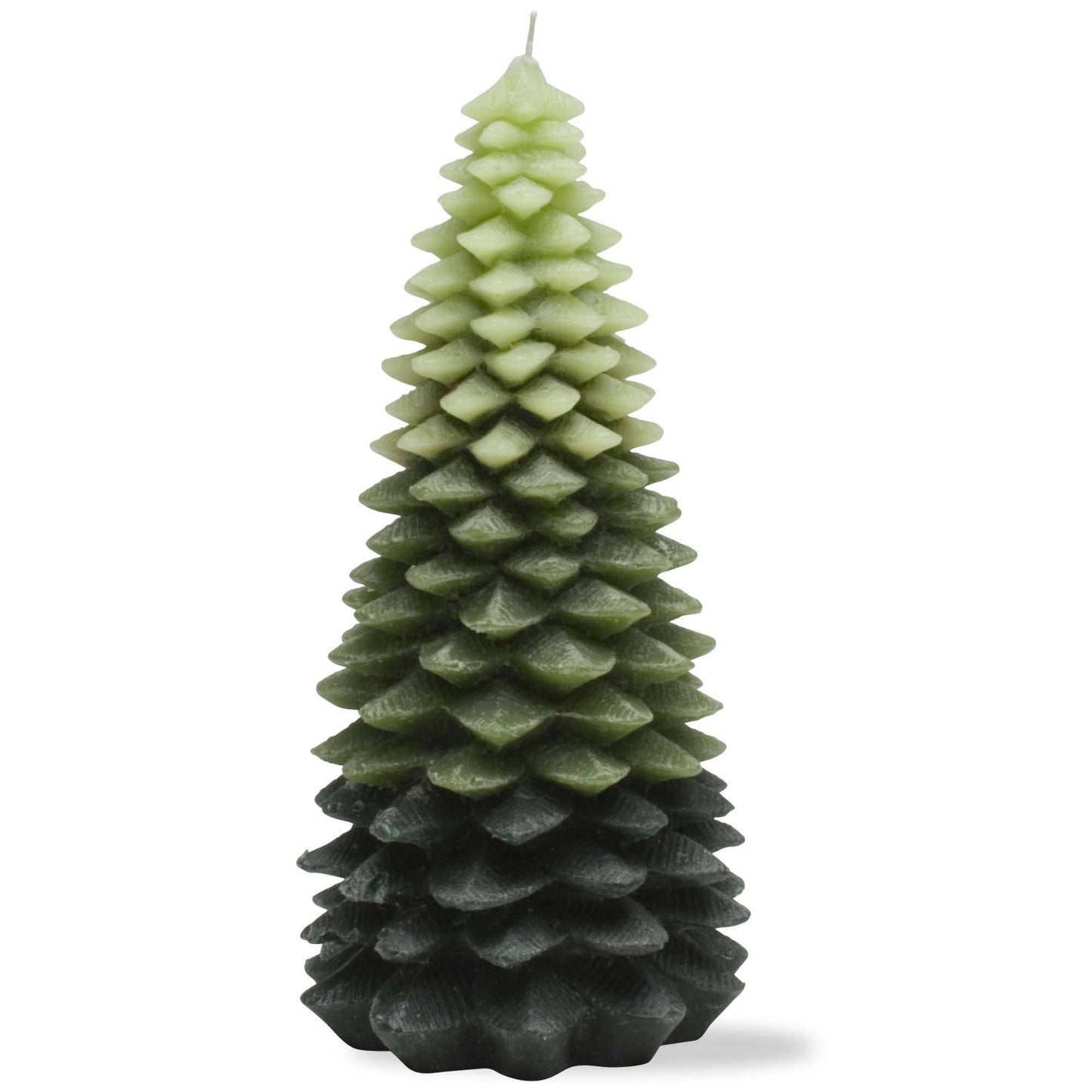 Green X-Large Chunky Leaf Tree Candle - Green