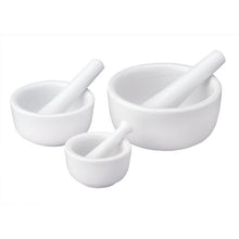 Load image into Gallery viewer, White Porcelain Mortar &amp; Pestle
