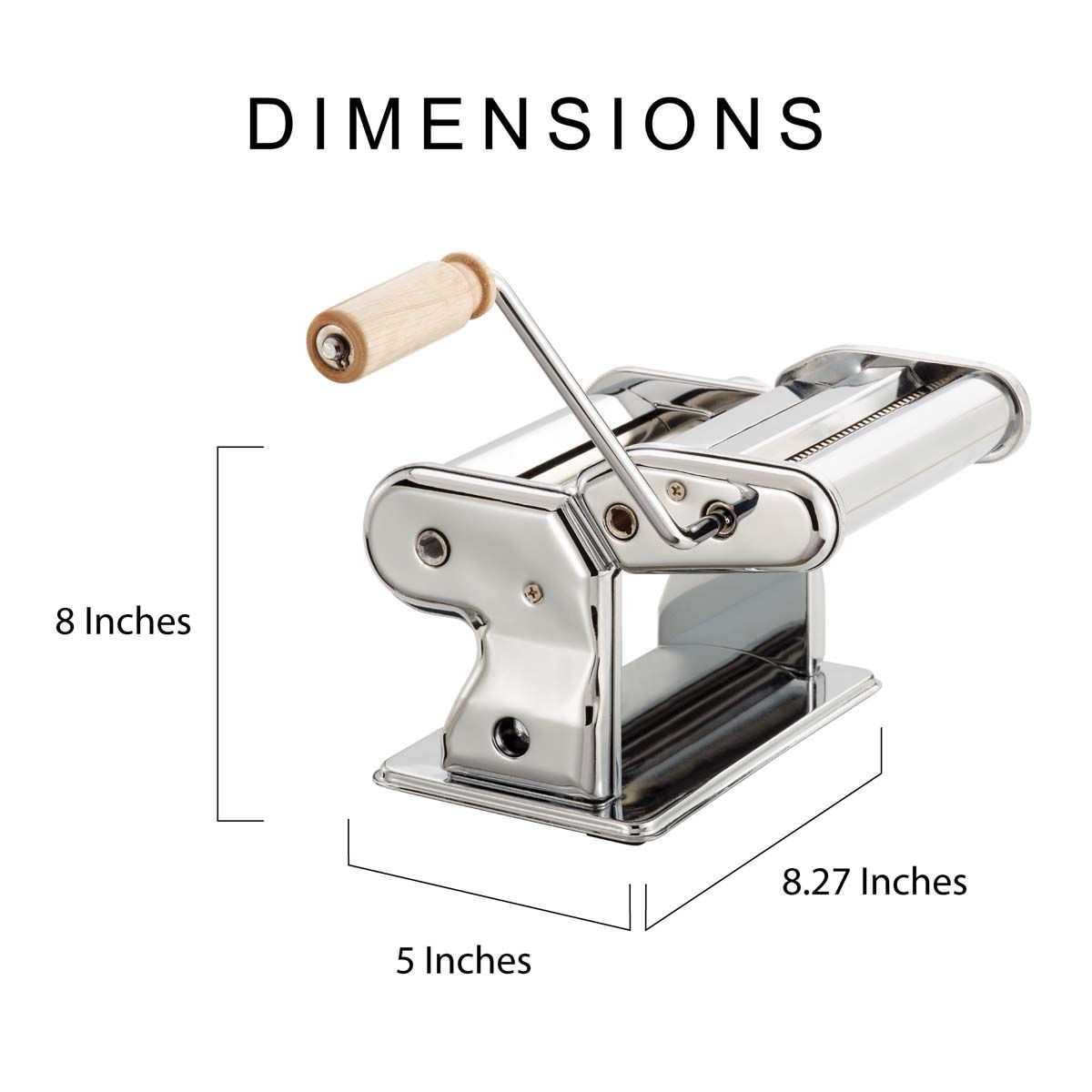 Fantes Aunt Gina's Pasta Machine with Double Pasta Cutter