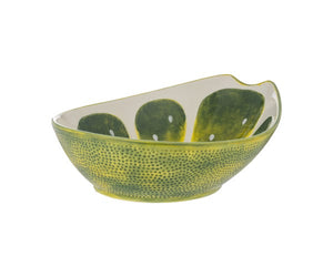 Lime Serving Oval Bowl 10.5"