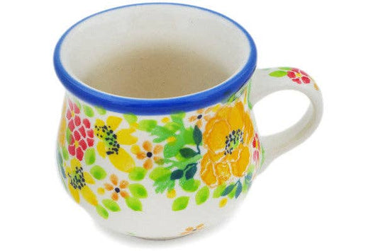 Espresso Cup 2 oz Bright Spring Theme UNIKAT