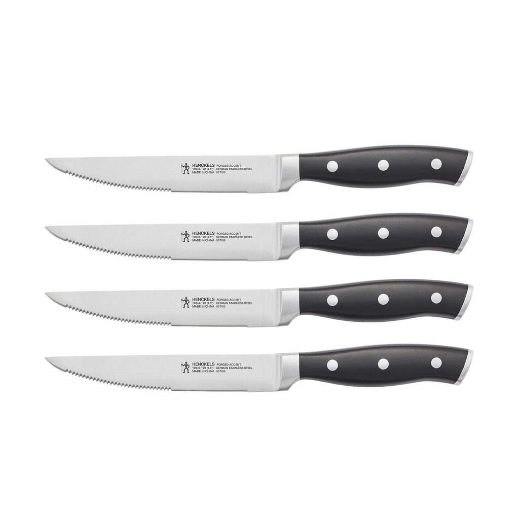 Henckels Forged Accent 4 Piece Steak Knife Set