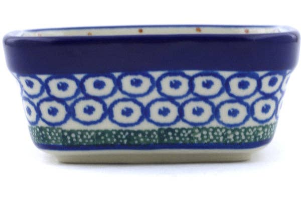 Square Bowl 4" Water Tulip Theme