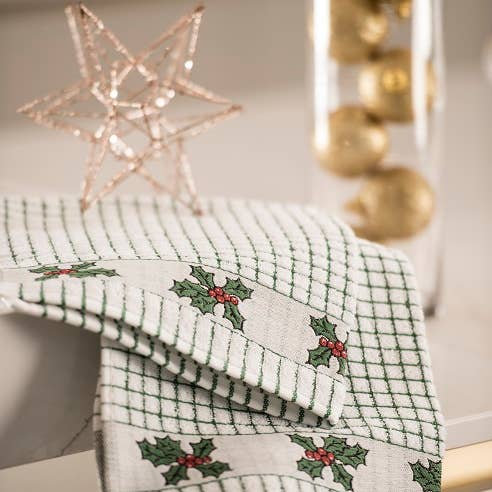 Poli-Dri Jacquard Tea Towel - Holly