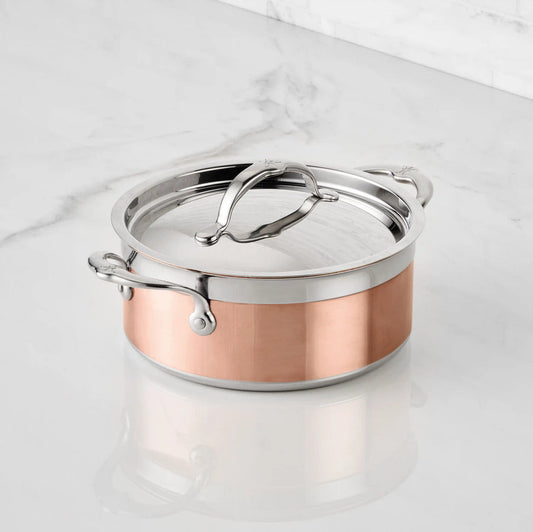 Hestan Copper Induction Soup Pot, 3-Quart