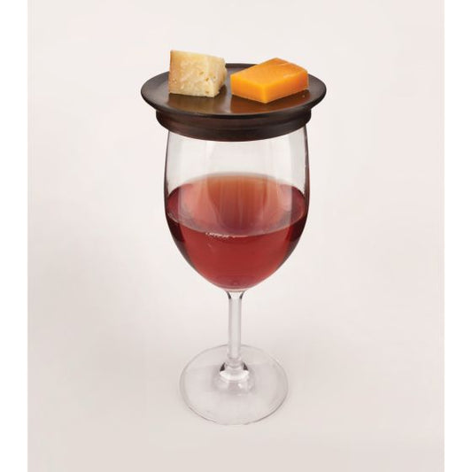 Wine Glass Topper Appetizer Plates by Twine