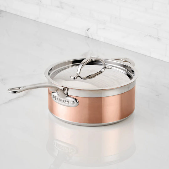 Hestan Copper Induction Saucepans