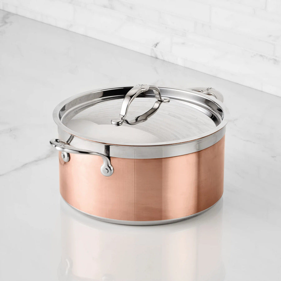 Hestan Copper Induction Stock Pot, 6-Quart