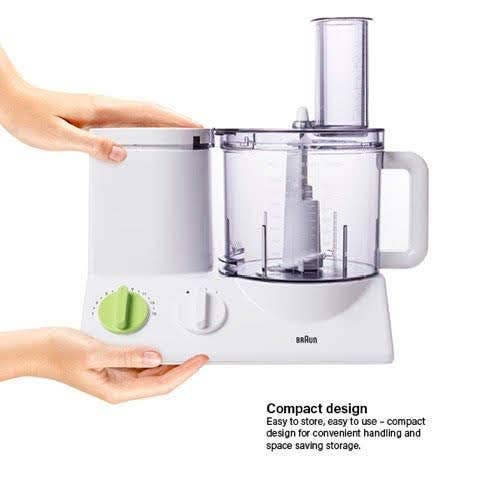 Braun FP3020 12 Cup Food Processor includes 7 Attachments