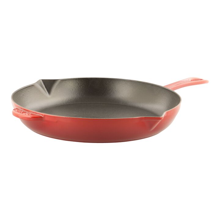 Staub Cast Iron Enameled Fry Pan 12"