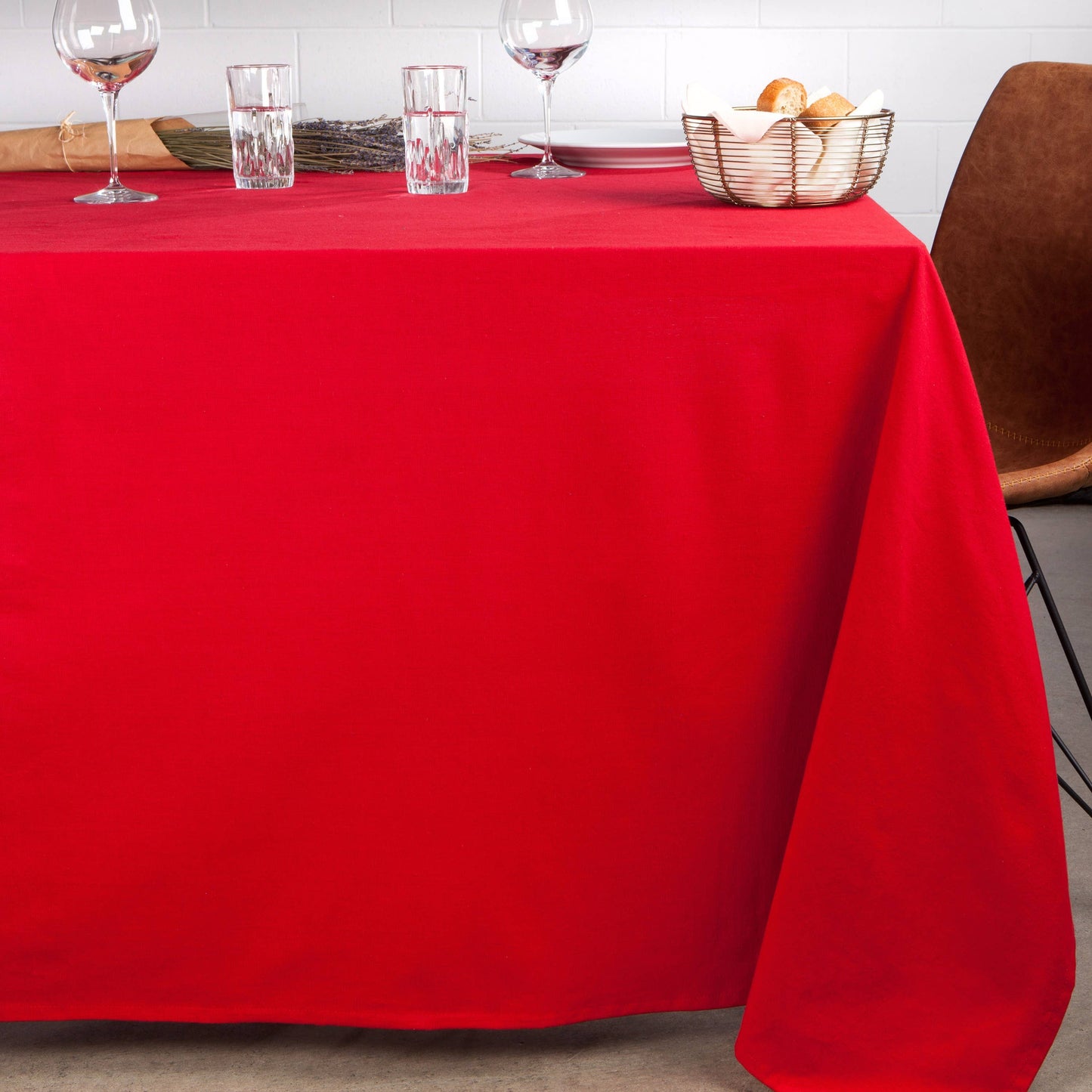 Spectrum Tablecloth Chili Red