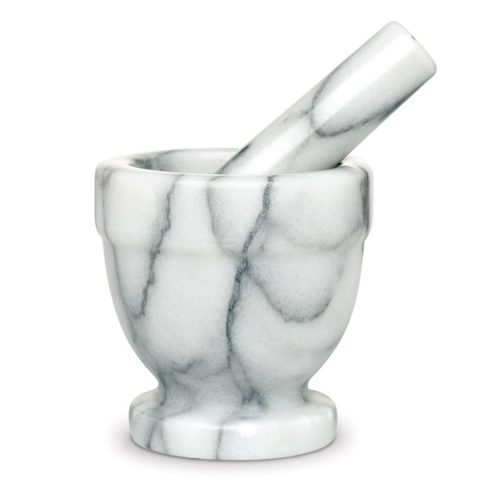 Marble Mortar and Pestle Set