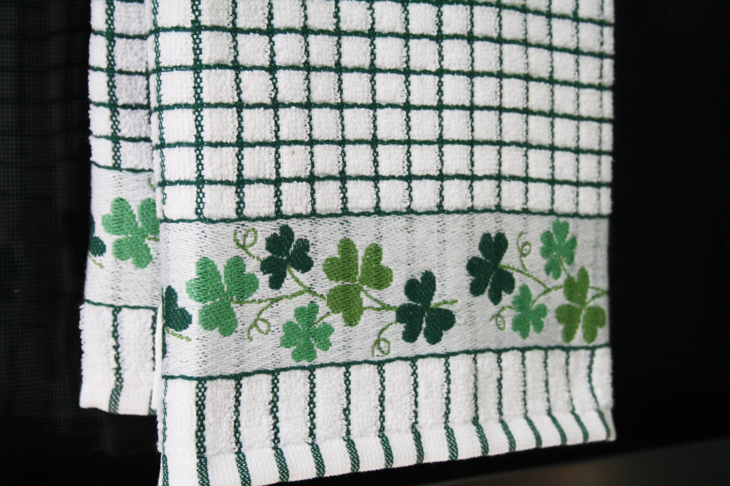 Poli-Dri Jacquard Tea Towel - Shamrock Sprig