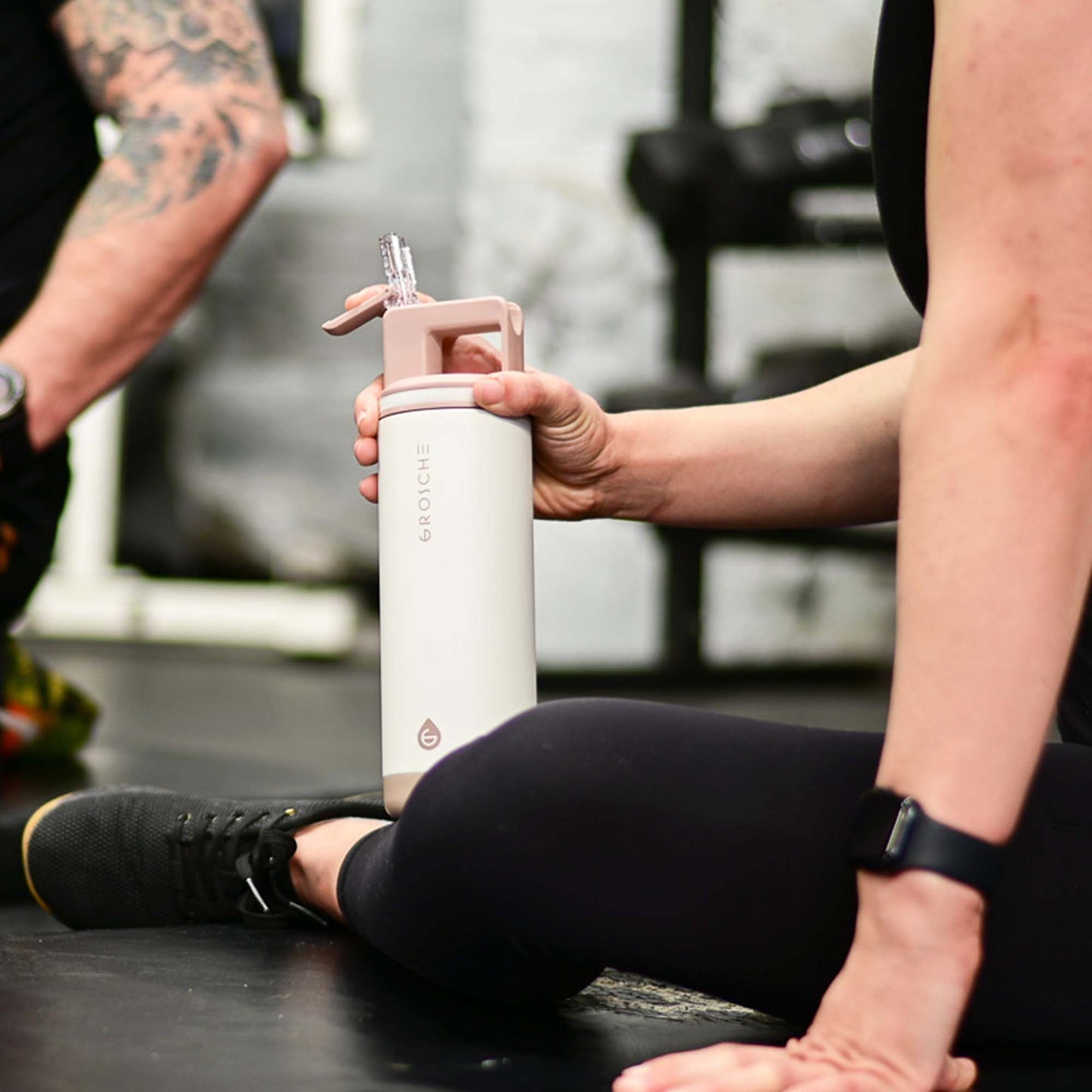 GROSCHE ALPINE Flip 'N Sip Leakproof 20oz Water Bottle