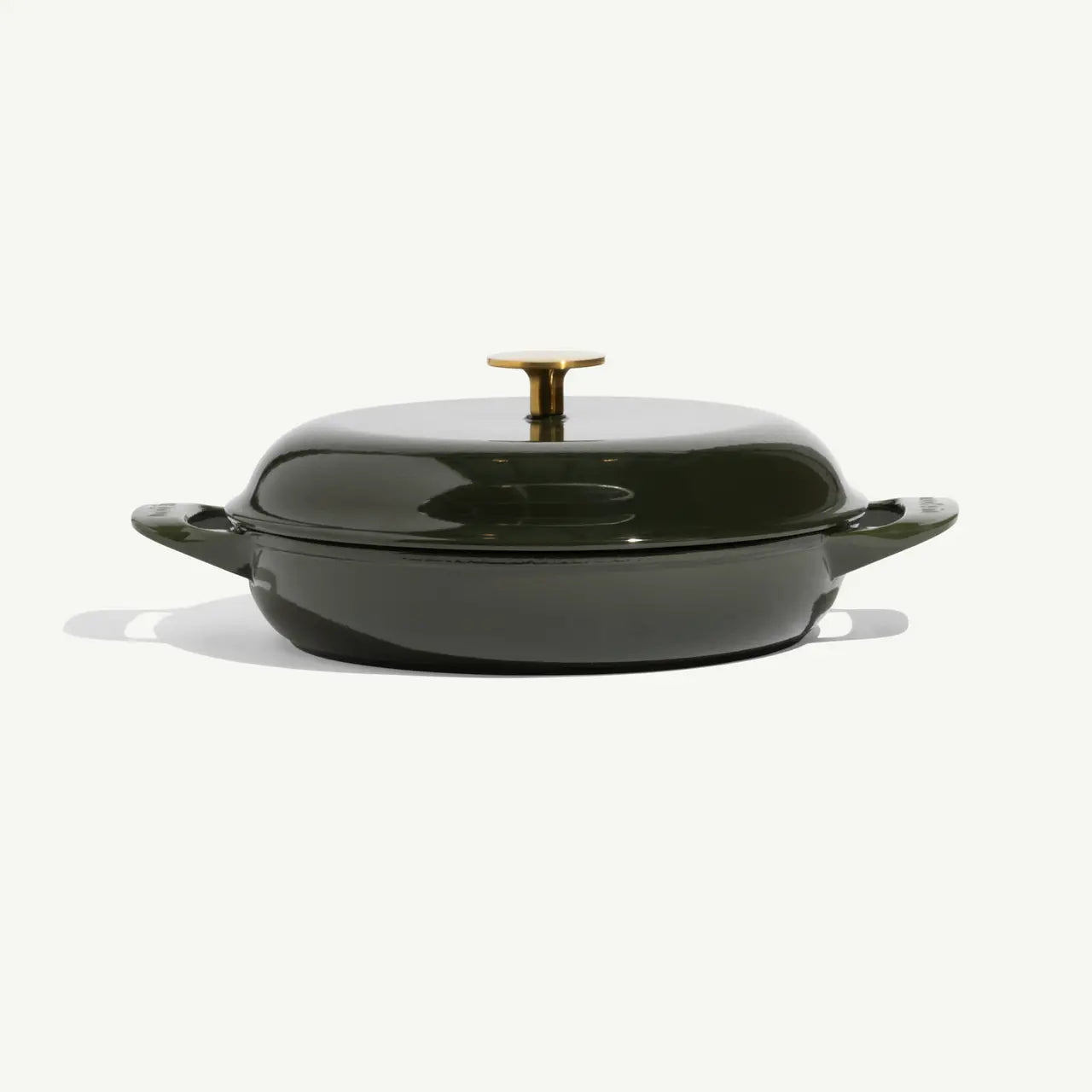3.5qt Enamel Cast Iron Braiser