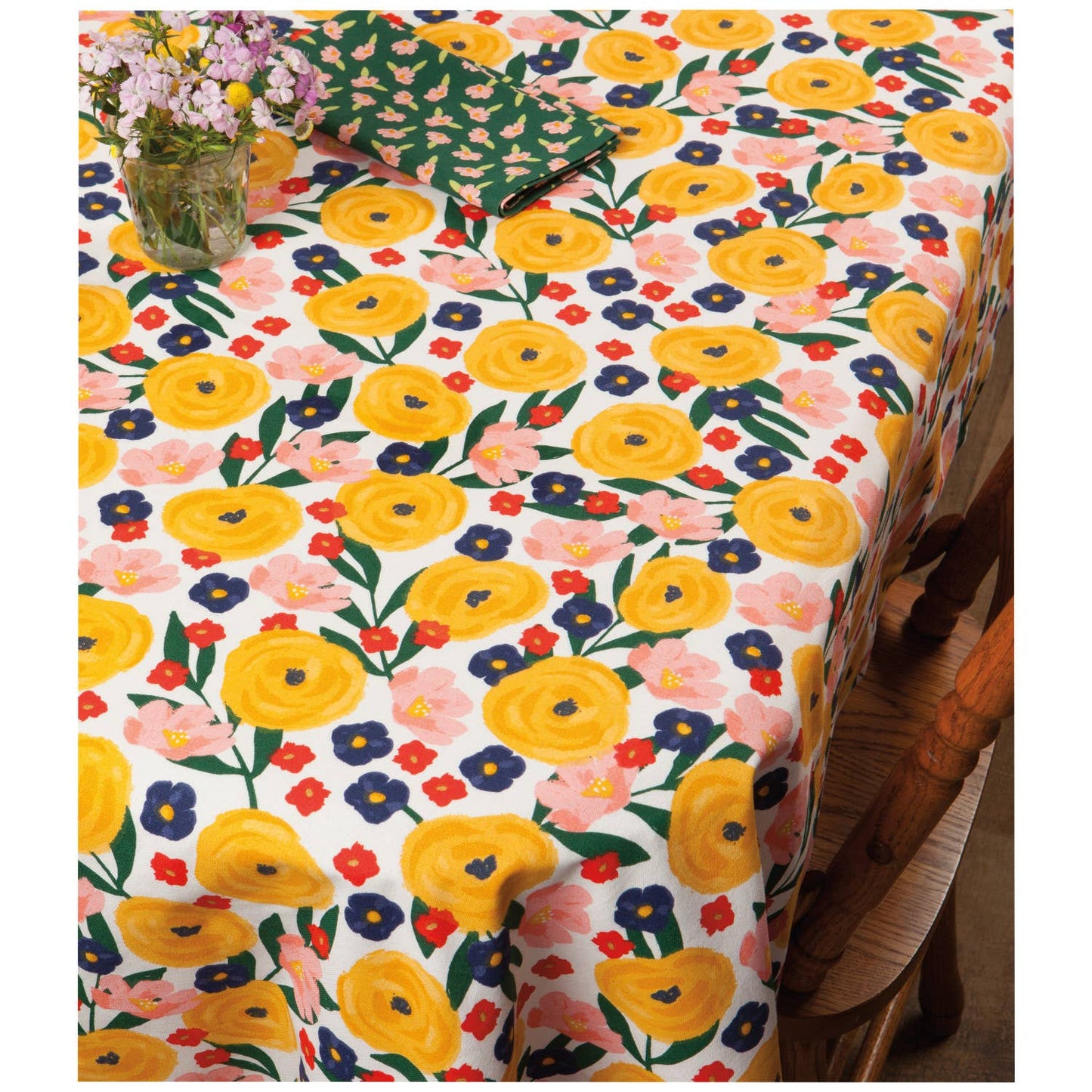 Full Bloom Tablecloth 90 x 60 inches