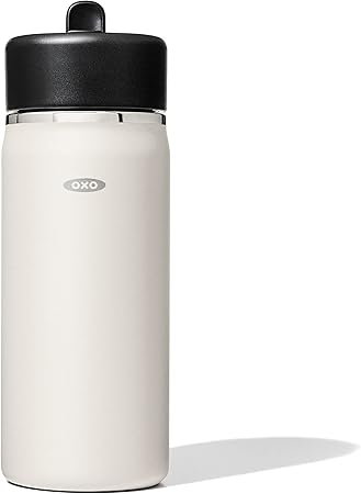 OXO Strive Wide Mouth Water Bottle w/Straw 16 oz