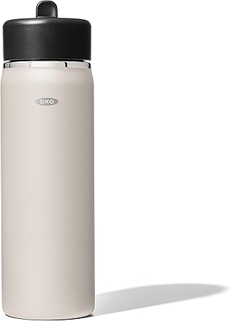 OXO Strive Wide Mouth Water Bottle w/Straw 20 oz