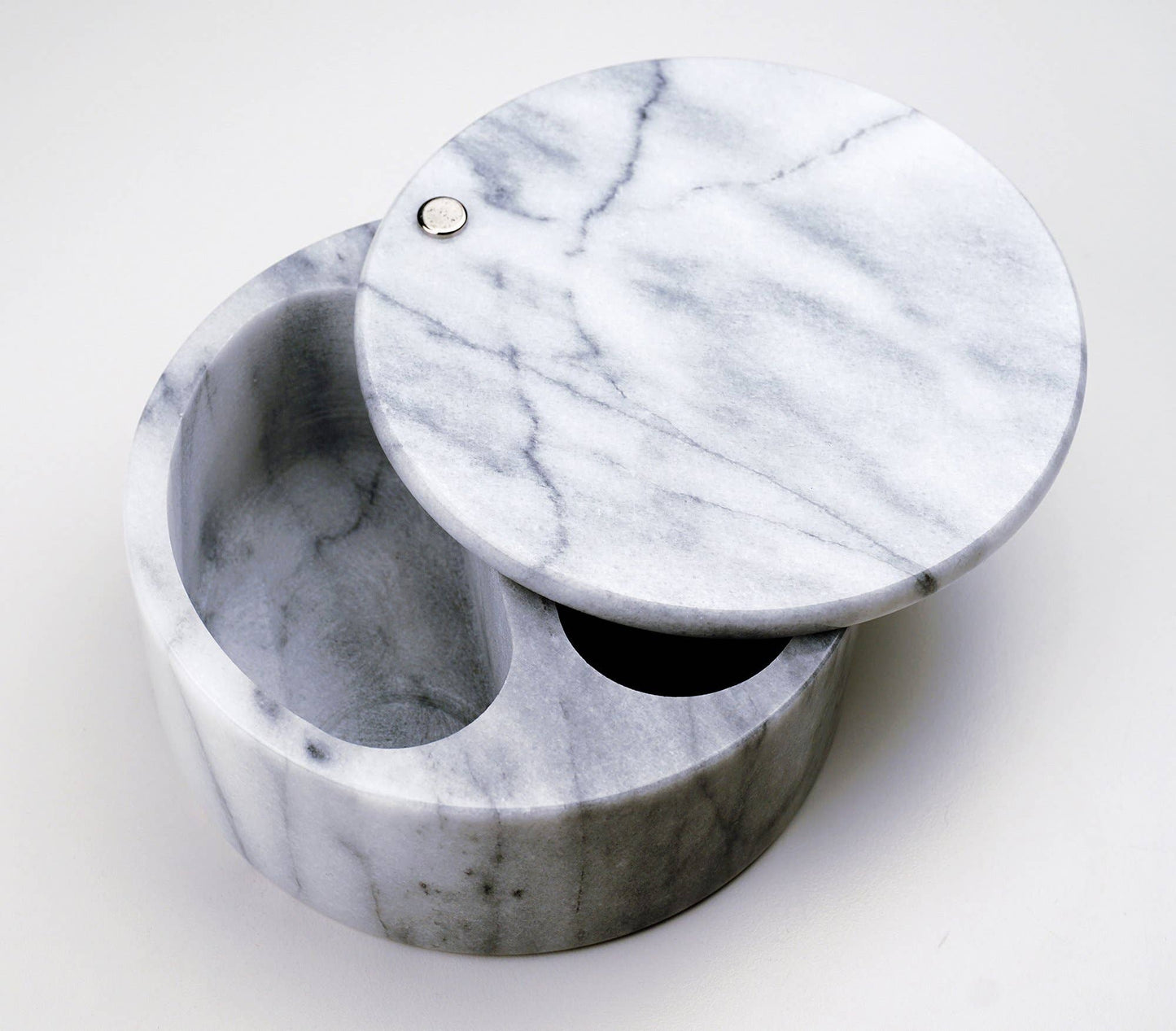 Salt Box - White Marble