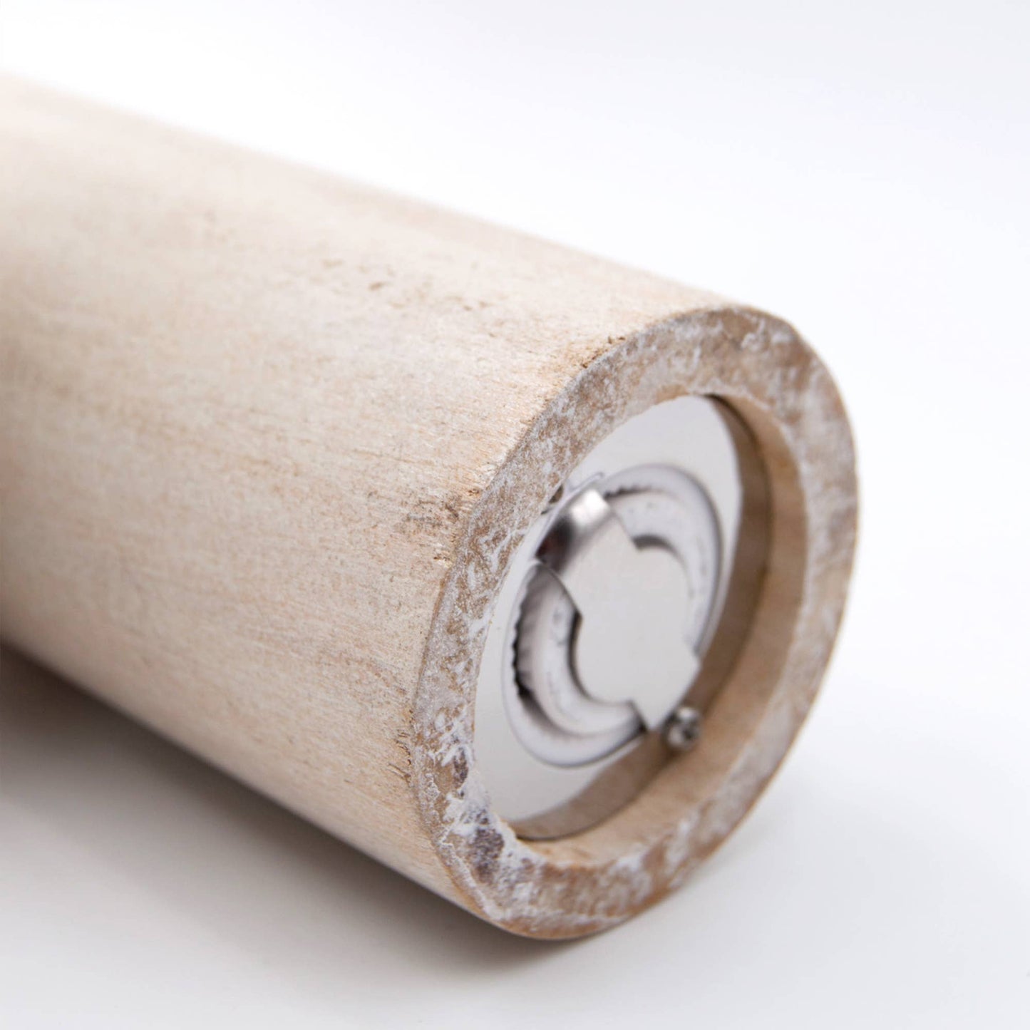 Artisan Wood White Mango Salt or Pepper Mill