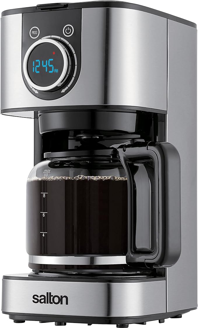 Salton digital Coffee Maker - Stainless Steel