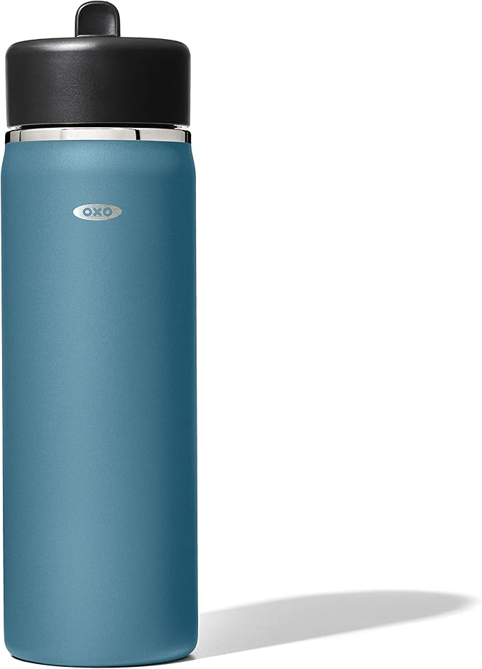 OXO Strive Wide Mouth Water Bottle w/Straw 20 oz