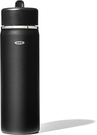 OXO Strive Wide Mouth Water Bottle w/Straw 20 oz