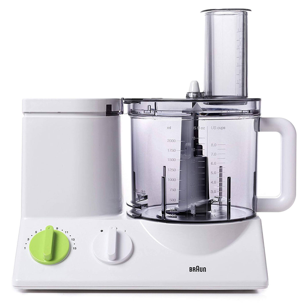 Braun FP3020 12 Cup Food Processor includes 7 Attachments