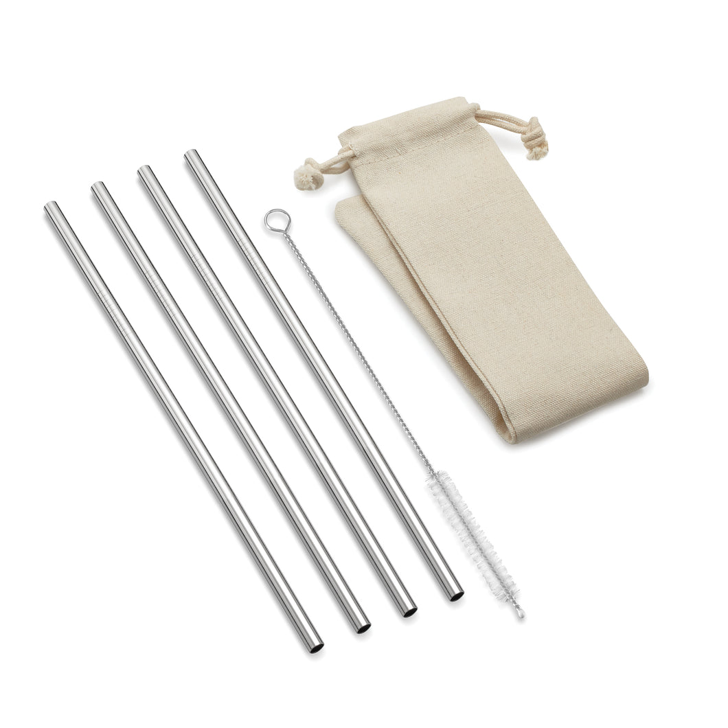 Outset Reusable Drinking Straws - Stainless
