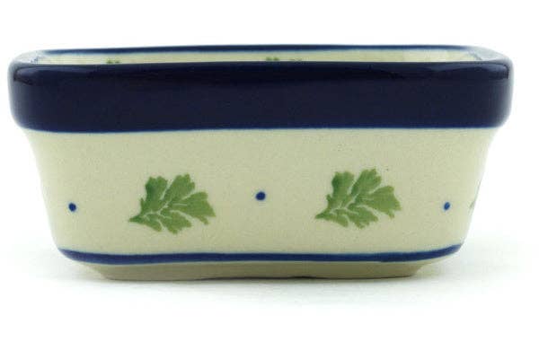 Square Bowl 4" Countryside Floral Bloom Theme