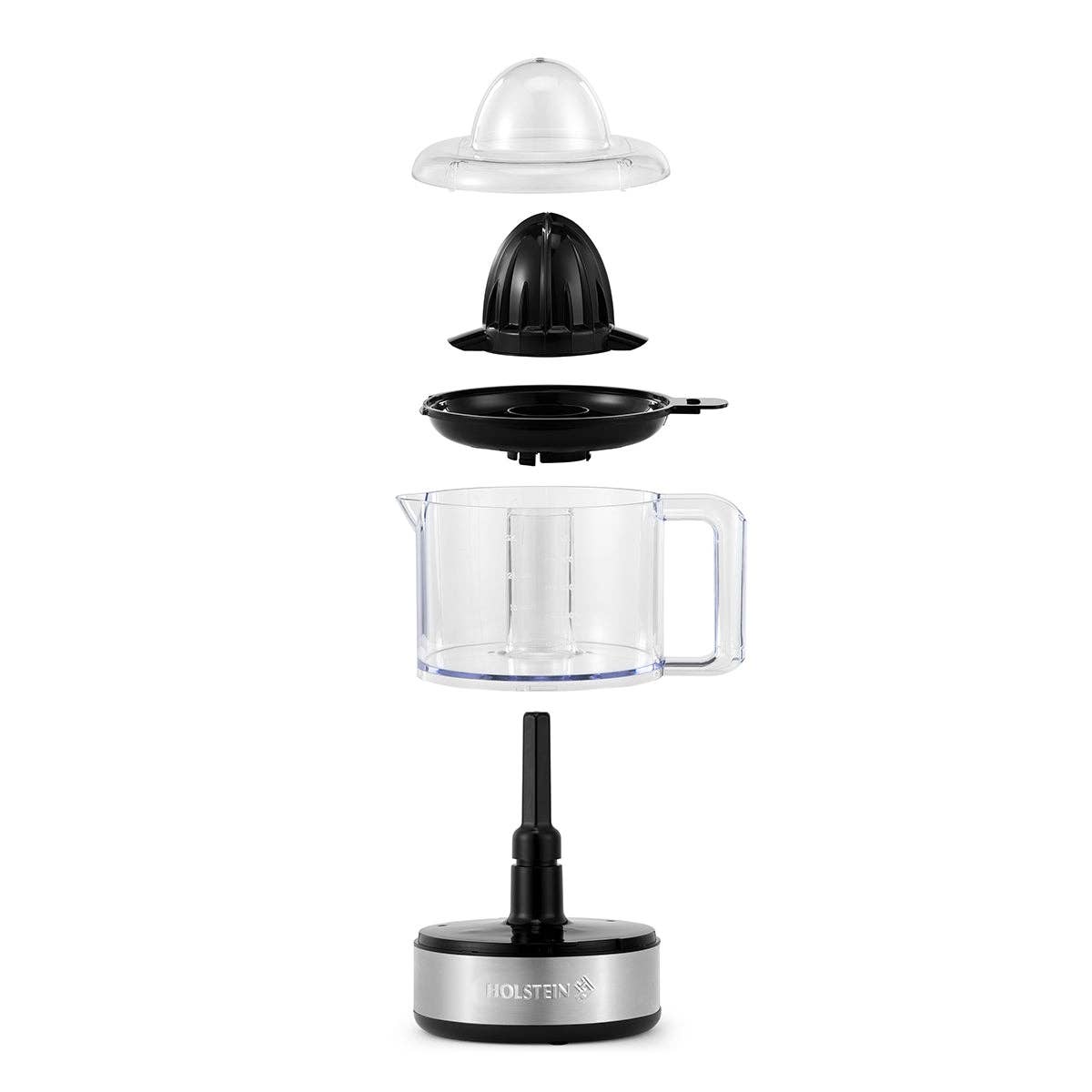 27-OZ ELECTRIC CITRUS JUICER - BLACK AND STAINLESS STEEL